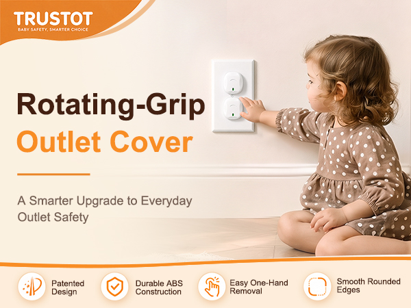 TrusTot Outlet Covers Baby Proofing