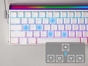 Wired Magnetic Gaming Keyboard