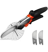 GARTOL Miter Shears- Multifunctional Trunking Shears for Angular Cutting of Moulding and Trim, Ad...