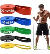Resistance Bands, Pull Up Assist Bands - Workout Bands, Eexercise Bands for Working Out, Fitness,...