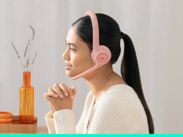 Logitech Zone 300 Wireless Bluetooth Headset With Noise-Canceling Microphone