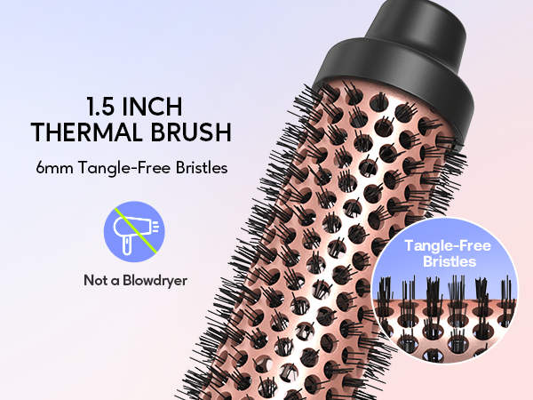 1.5 inch thermal brush