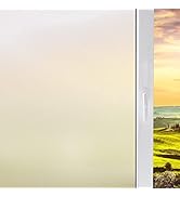 KESPEN Frosted Window Privacy Film Heat Control UV Sun Blocking Glass Stickers Static Cling Non A...