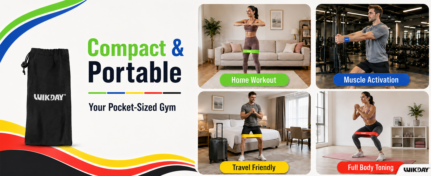 exercise bands resistance bands set