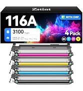 116A Toner Cartridge Set 4-Pack Replacement for HP 116A W2060A W2061A W2062A W2063A Compatible wi...