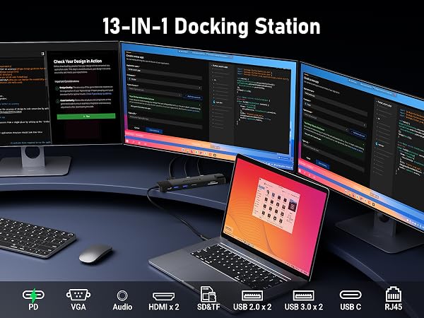 13 in 1 docking station