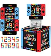 Kovsoul Birthday Money Box for Cash Gift with DIY Stickers,A Surprising Money Gift Box with Pull-...