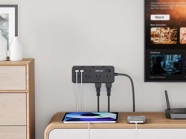 surge protector with usb ports