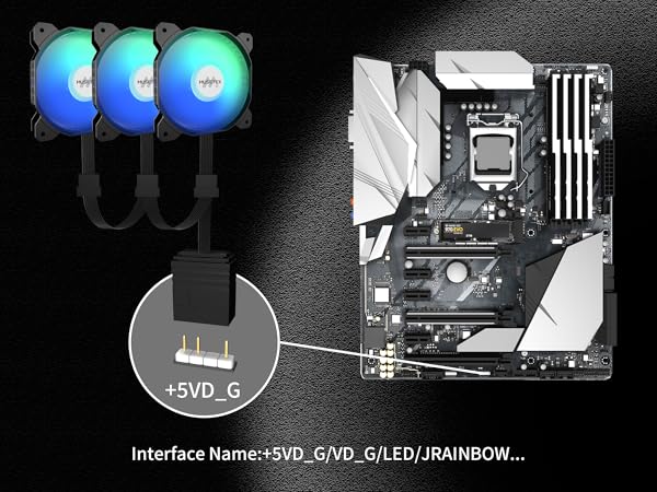 atx pc case with fans