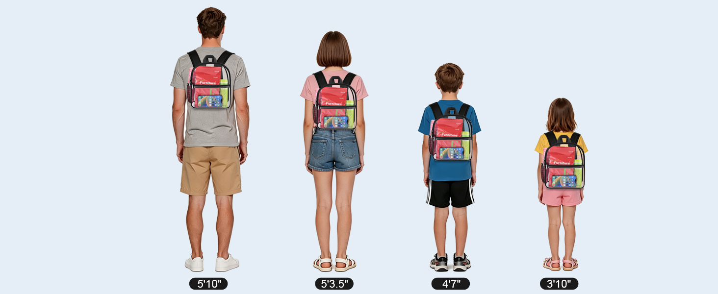 clear bag for stadium events clear backpack