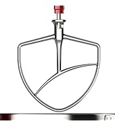 Stainless Steel Flat Beater for KitchenAid Mixer, Paddle Attachment for 5Plus/6 Qt Bowl-Lift Stan...