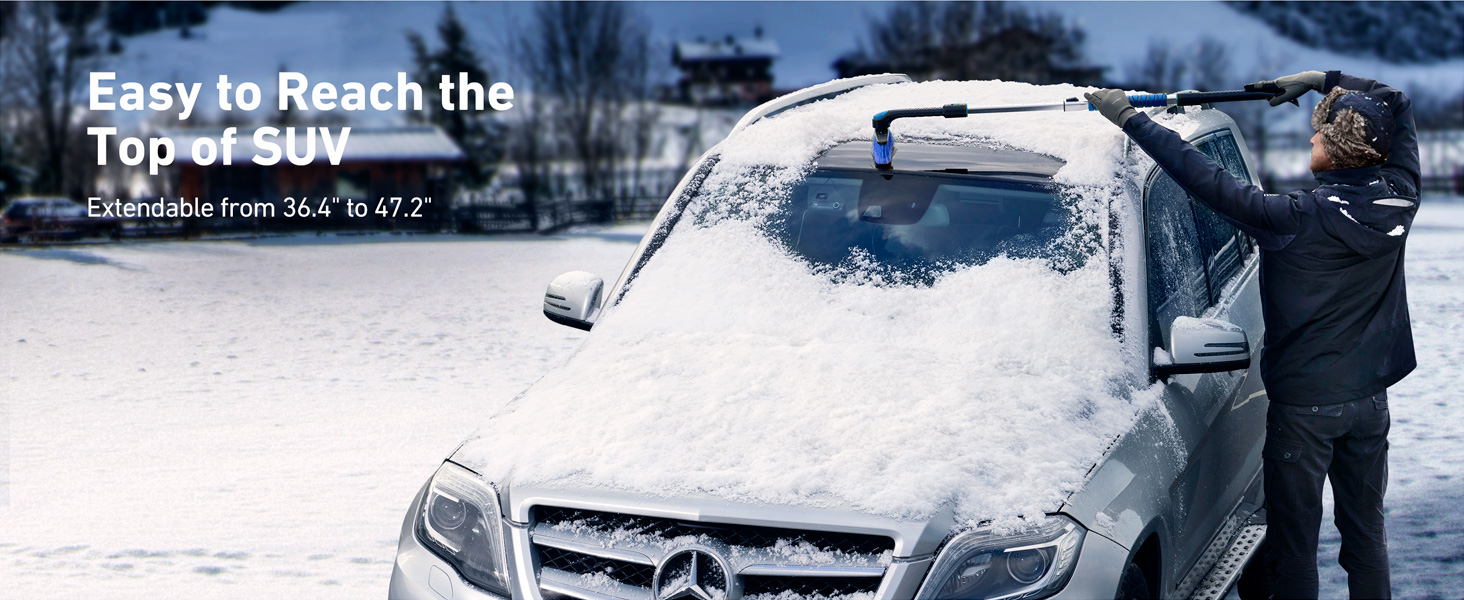 extendable snow brush