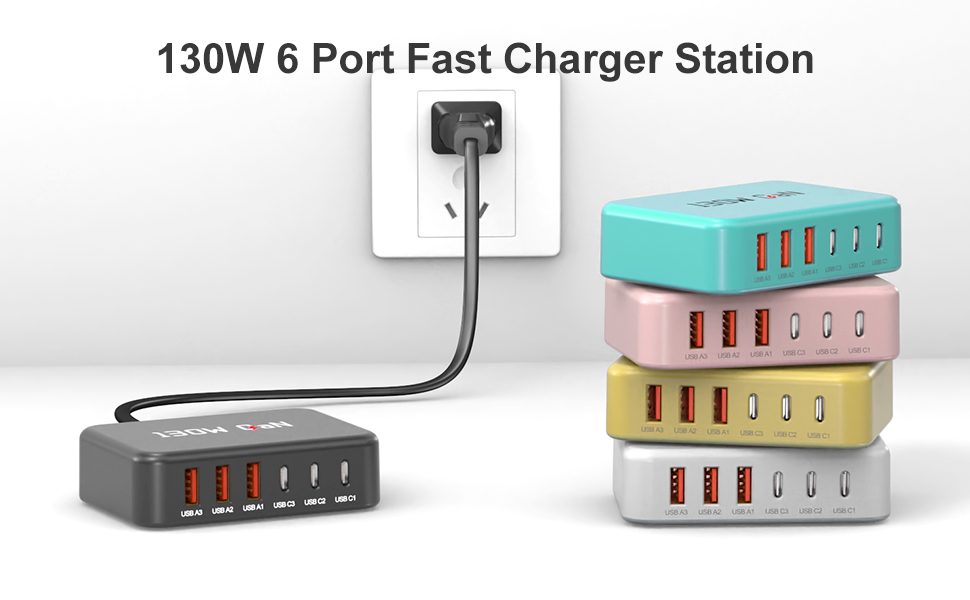 130W Black charger