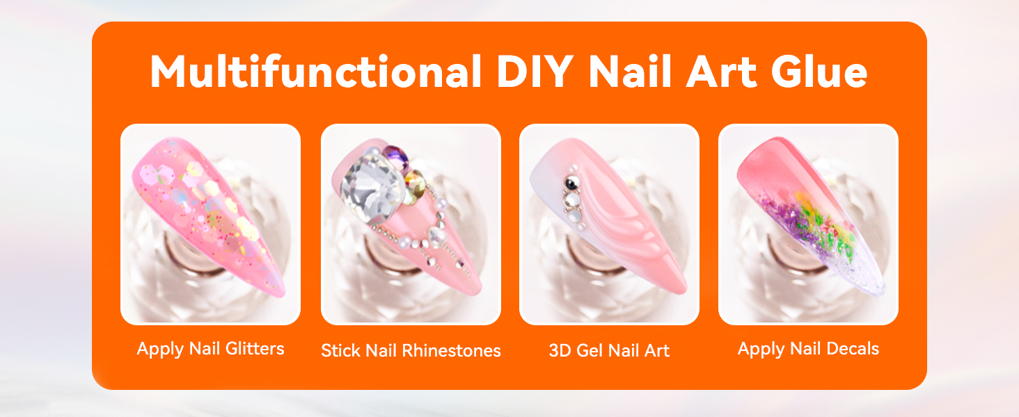 nail rhinestone glue