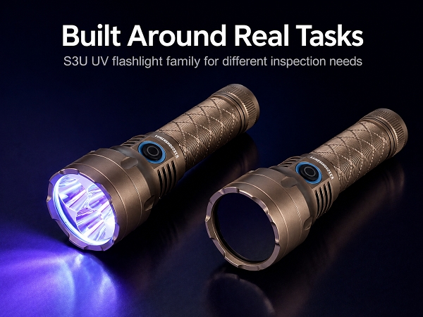 RECHARGEABLE UV FLASHLIGHT