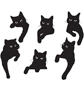 6 Pcs Black Cats Looking Out of The Corner Scrapbooking Paper Metal Craft Dies for Card Making Cu...