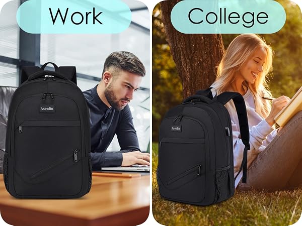 Usage scenarios: work, university, travel