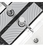 SpaceHacks Stone Faucet Mat for Kitchen Sink - Fast Drying Diatomite Stone Drying Mat, Textured D...