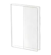 SBYURE A6 Planner Cover Jelly PVC A6 Clear Cover Plastic Book Cover for Journal Weeks Planners an...