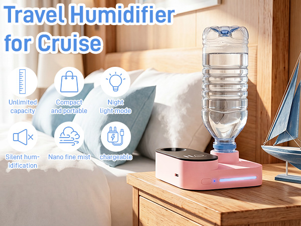 cruise humidifier travel humidifier for cruise portable humidifier water bottle humidifier