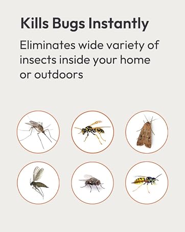 Kill Bugs, Bug Zapper, Electric Fly Swatter, Mosquitos, Wasps, Moths, Gnats, Flies, Yellow Jackets