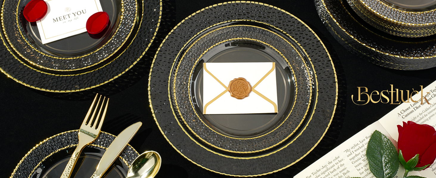 black plates