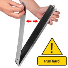 pull hard