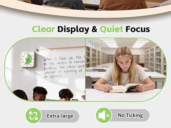 Large visual timer for classroom