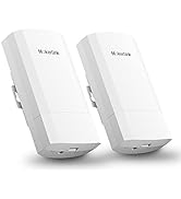 MokerLink WiFi Bridge, Wireless Outdoor CPE for PtP and PtMP Transmission, 2.4GHz 300Mbps 1KM Dis...