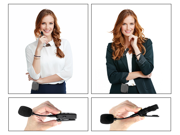 wireless Lavalier Lapel Microphone