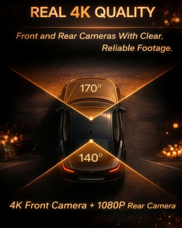 4K Dual Dash Cam