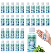 HAIFOTRVA 25 Pcs Mini Mouthwash Travel Size Bulk,Blue Portable Mint Flavor Mini Mouthwash Individ...