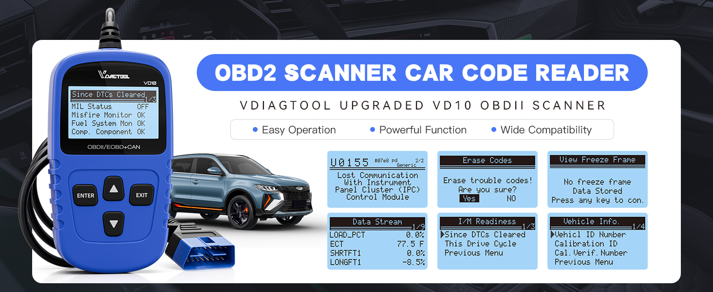 OBD2 SCANNER CAR CODE READER