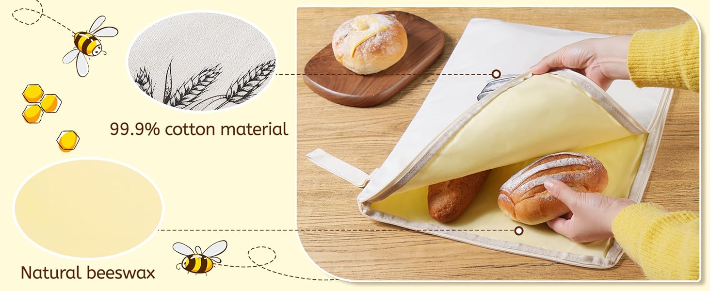beeswax bread bag