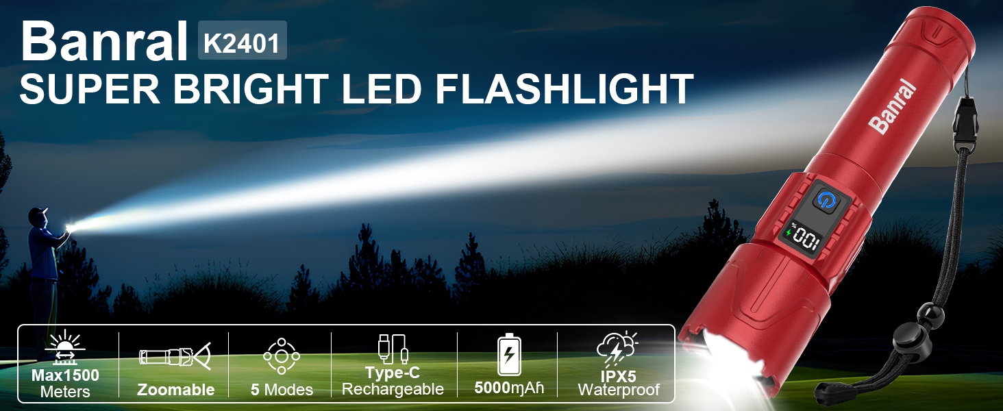 SUPER BRIGHT LED FLASHLIGHT