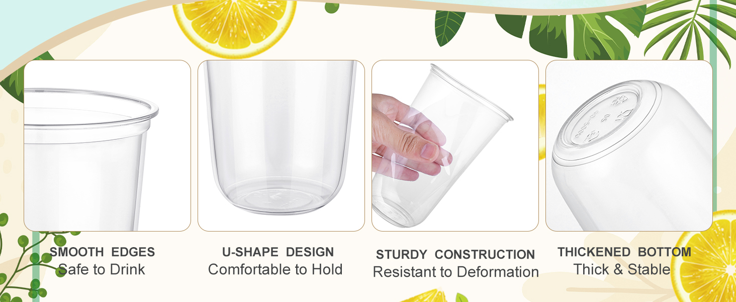 Clear Plastic Cups Disposable Wine Cups