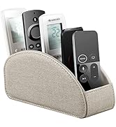 Remote Control Holder, Leather 5 Rooms Desk Organizer and Decorations for Living Room, Bedside St...