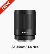 TTARTISAN AF 85mm f/1.8 Neo Full-Frame Portrait Lens for E-Mount | F1.8 smooth bokeh; STM AF with...
