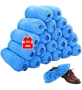 Shoe Covers Disposable 200 Pack (100 Pairs) | Fit Shoe Sizes to Men's 11.5 Non-Slip, Durable, Ind...