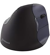 Evoluent VM4RW Vertical Mouse for Right Hand – Ergonomic Mouse Wireless USB, Helps Reduce Carpal ...
