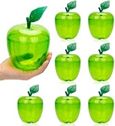 HANZE Large Green Apple Container, Apple Shaped Candy Toy Gift Filling Containers Jar for Party W...