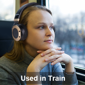 wire headphone for subway use