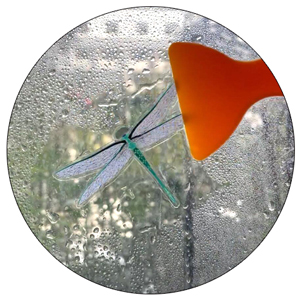 Dragonfly Static Window Decals for Bird Strikes