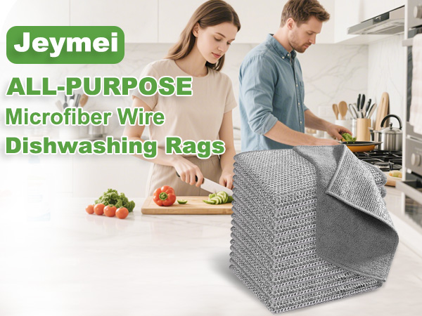wire dishwashing rags