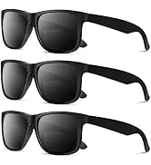 KALIYADI Sunglasses Men Matte Black Sun glasses for Women Oversized Driving Polarized Lens UV Pro...