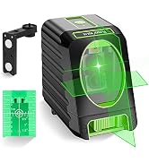 Self-leveling Laser Level - Huepar Box-1G 150ft/45m Outdoor Green Cross Line Laser Level with Ver...