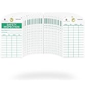 TRADESAFE Safety Inspection Tags for Accident Prevention - 30 Safety Tags with 30 Zip Ties, Durab...