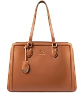 LOVEVOOK Laptop Tote Bag for Women,PU Leather Computer Tote Bag Purse for Work