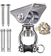SELEWARE Silent Swing Hanger Heavy Duty Swing Hook Swivel Bearing Hanging Hardware for Porch Swin...