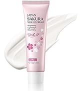 MIESCHER Whitening Tone up Cream Sakura Tone up Cream Face 1.06 Fl OZ Hydrating & Smooth Dry Skin...